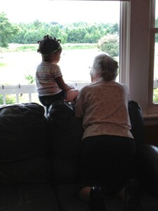 my sister Barbara loving one of of "my" babies