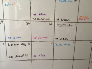 DIY calendar