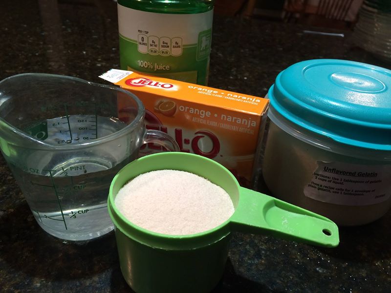 finger jello ingredients