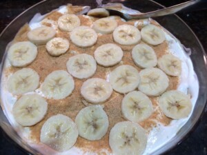 pudding in large bowl