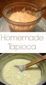 Pinterest homemade tapioca