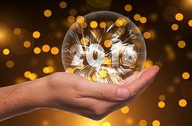 new year crystal ball