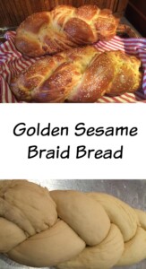 sesame braid bread