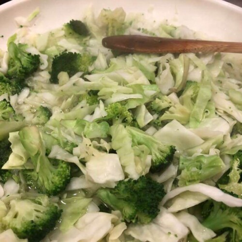 cabbage and broccoli