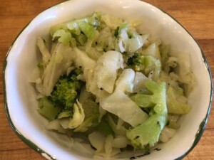 cabbage and broccoli