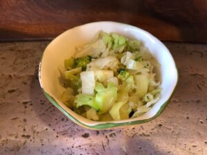 cabbage and broccoli