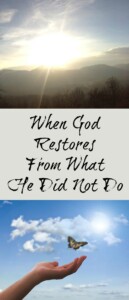 Pinterest God Restores