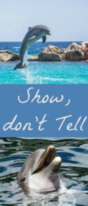 pinterest show don't tell