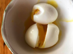 soft boiled eggs