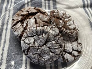 chocolate crinkle cookies