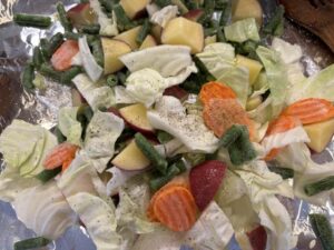 one pan chicken supper